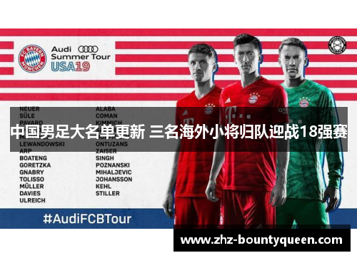 中国男足大名单更新 三名海外小将归队迎战18强赛